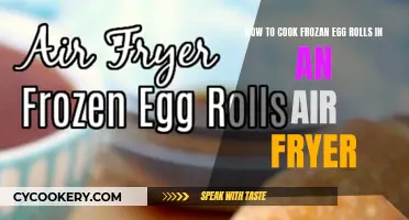 Air Fryer Hack: Frozen Egg Rolls