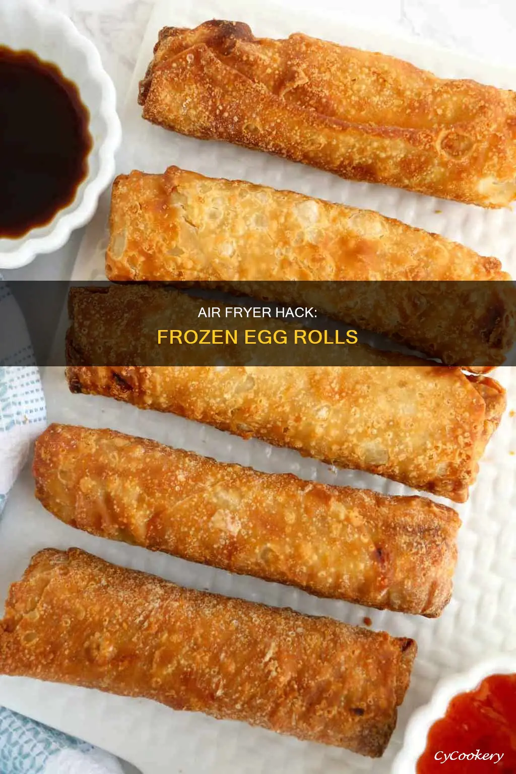 how to cook frozan egg rolls in an air fryer