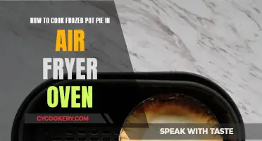 Air Fryer Oven: Frozen Pot Pie Perfection