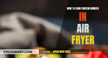 Air Fryer Frozen Burritos: Quick, Easy, Delicious
