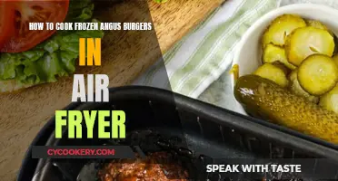 Crispy Angus Burgers: Air Fryer Magic for Quick, Tasty Meals