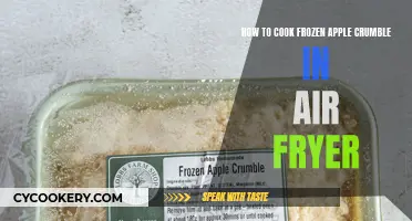 Air Fryer Apple Crumble: Frozen to Perfectly Crispy