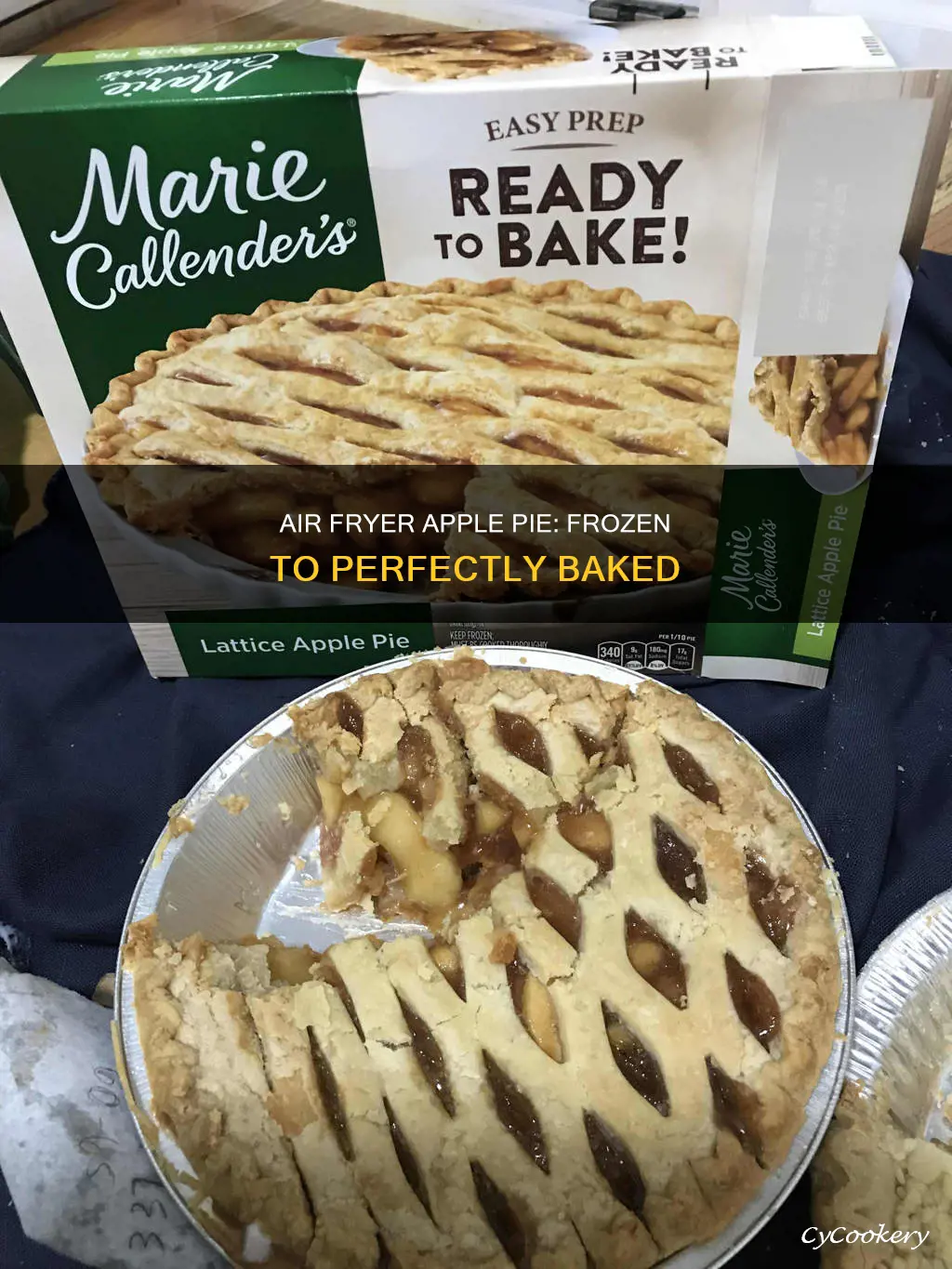 how to cook frozen apple pie in air fryer