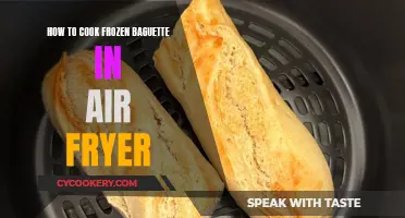 Crispy, Golden Baguette: Air Fryer Magic for Frozen Bread