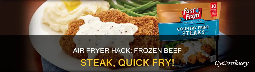 how to cook frozen beef fried steak in air fryer