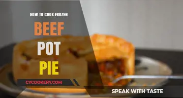 Beef Pot Pie: Cooking from Frozen