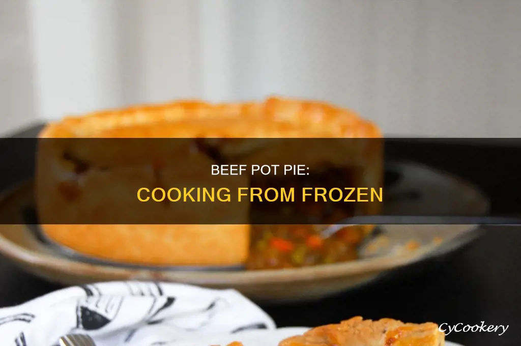 how to cook frozen beef pot pie