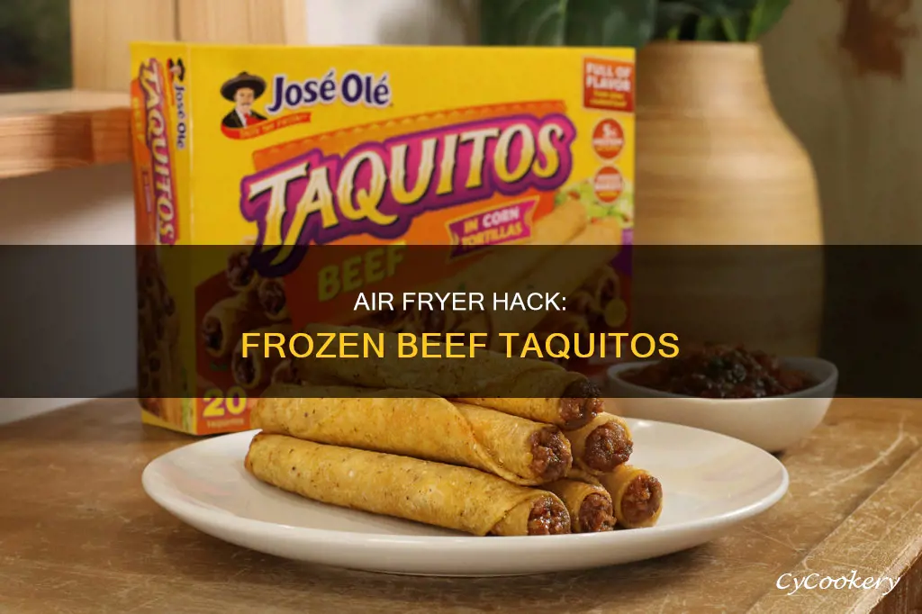 how to cook frozen beef taquitos in air fryer