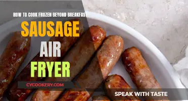 Air Fryer Hack: Beyond Breakfast Sausage, Frozen to Table