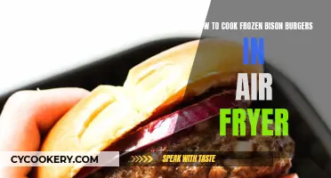Air Fryer Hack: Cooking Frozen Bison Burgers