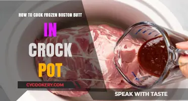 Boston Butt, Frozen to Crock Pot: The Easy Way