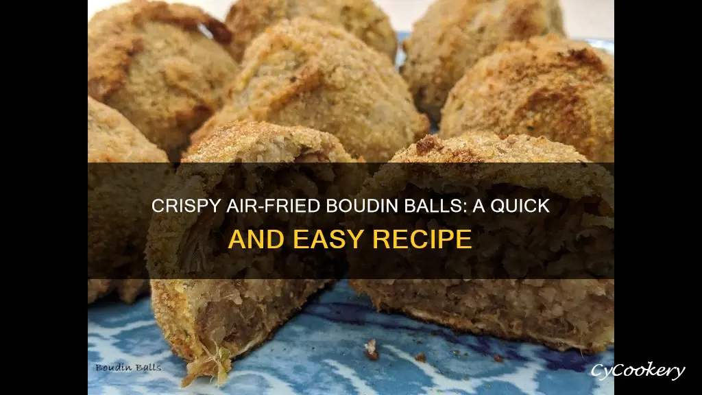 how to cook frozen boudin balls in air fryer