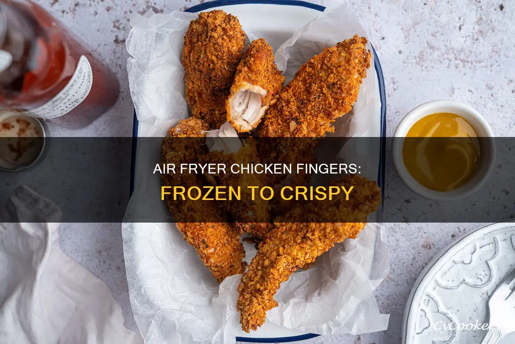 how to cook frozen breaded chicken fingers in air fryer