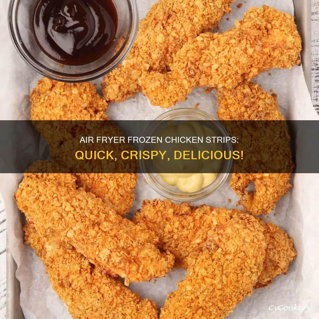 how to cook frozen breaded chicken strips in air fryer