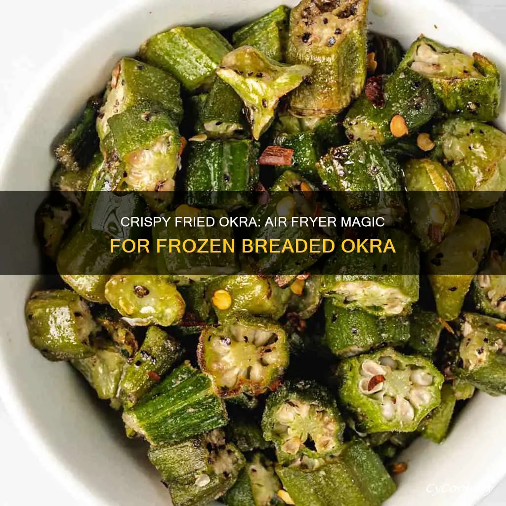 how to cook frozen breaded fried okra in air fryer