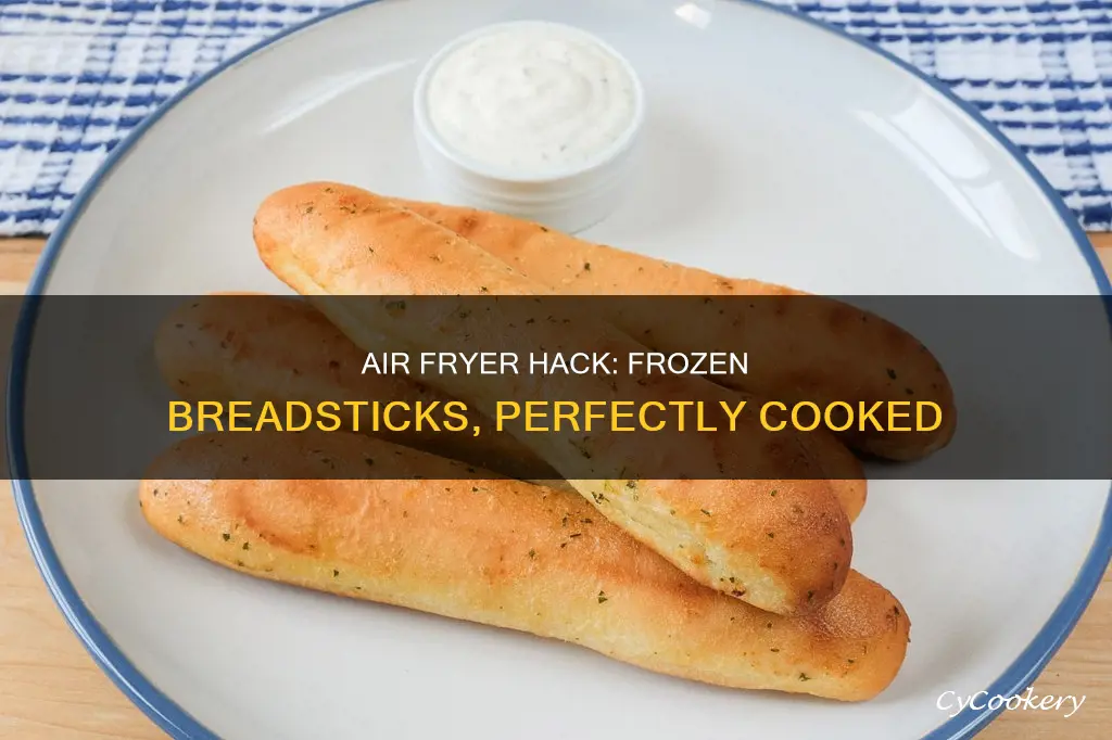 how to cook frozen breadsticks in an air fryer