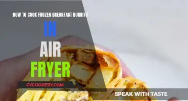 Air Fryer Hack: Frozen Burrito Breakfast