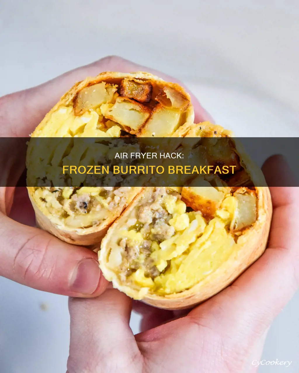 how to cook frozen breakfast burrito in air fryer