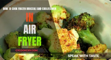 Crispy Veggie Delight: Air Fryer Magic for Frozen Broccoli and Cauliflower