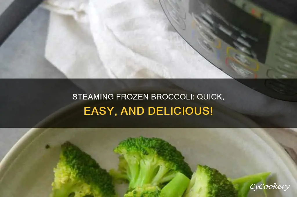 how to cook frozen broccoli in a pot