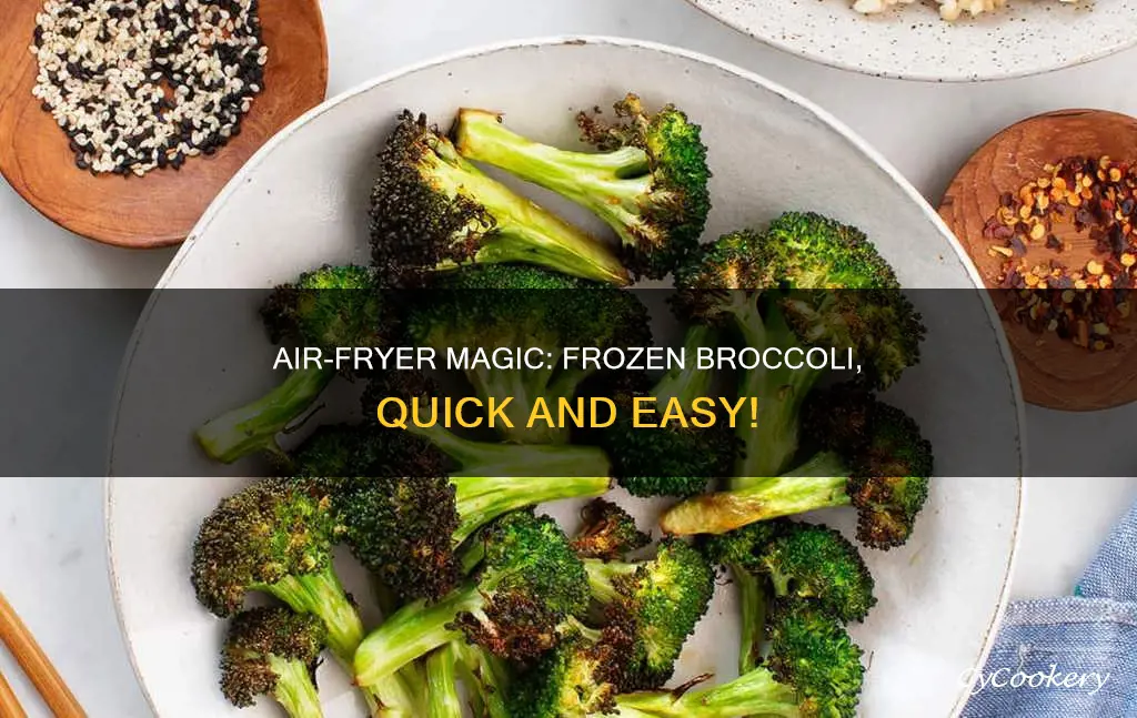 how to cook frozen brocolli in air fryer