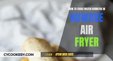 Crispy, Quick Burrito Fix: Air Fryer Magic with Nuwave!