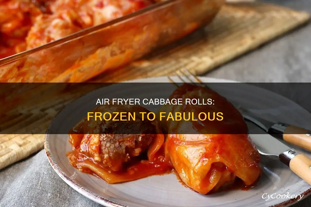 how to cook frozen cabbage rolls in air fryer
