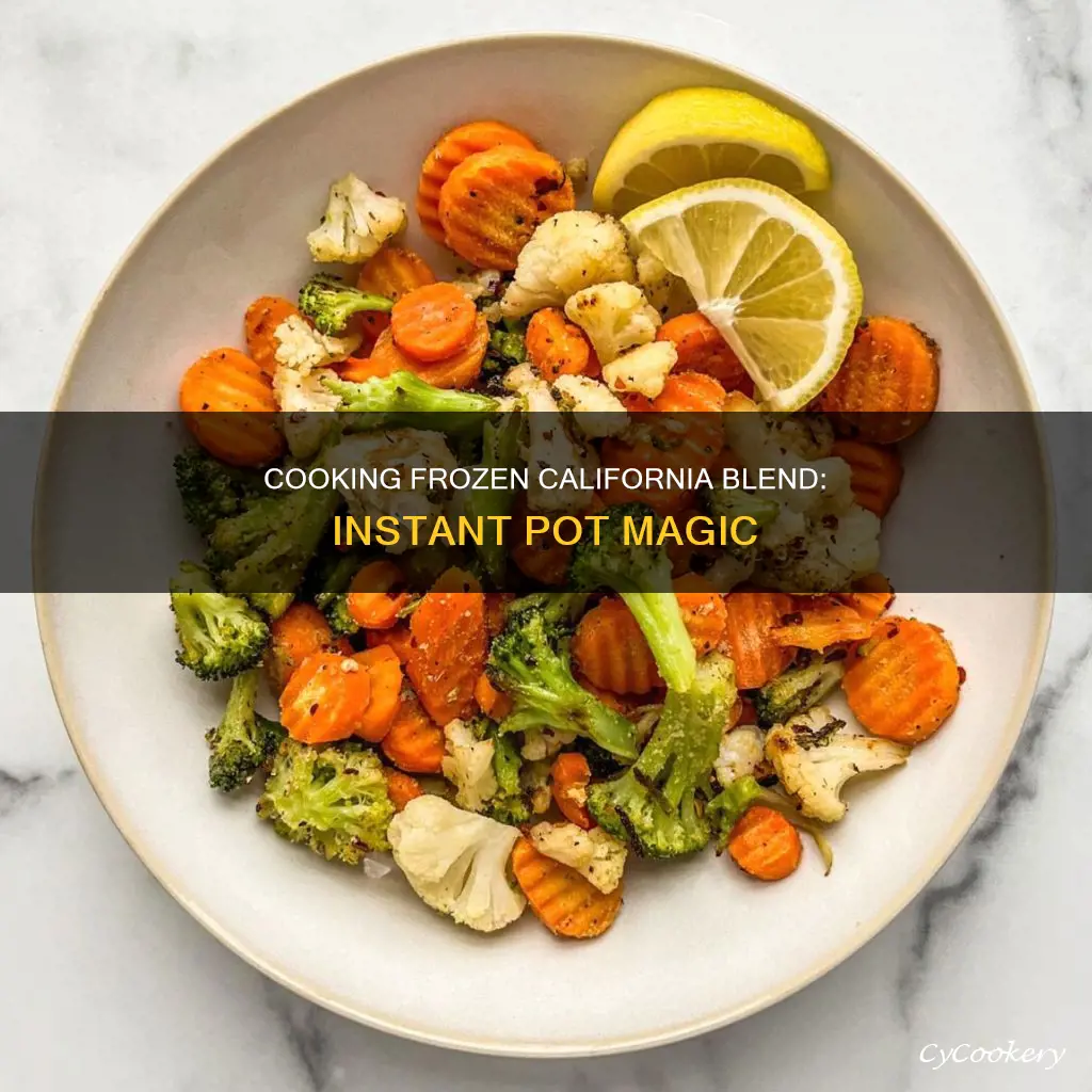 how to cook frozen california blend in instant pot