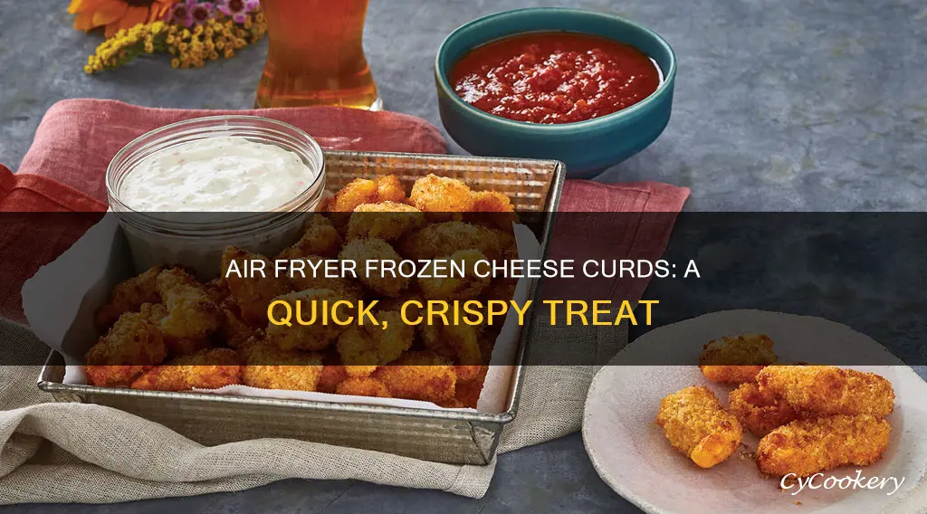 how to cook frozen cheese curds in air fryer