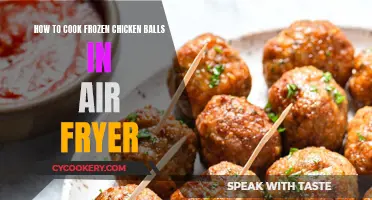 Air Fryer Hack: Frozen Chicken Balls, Quick!