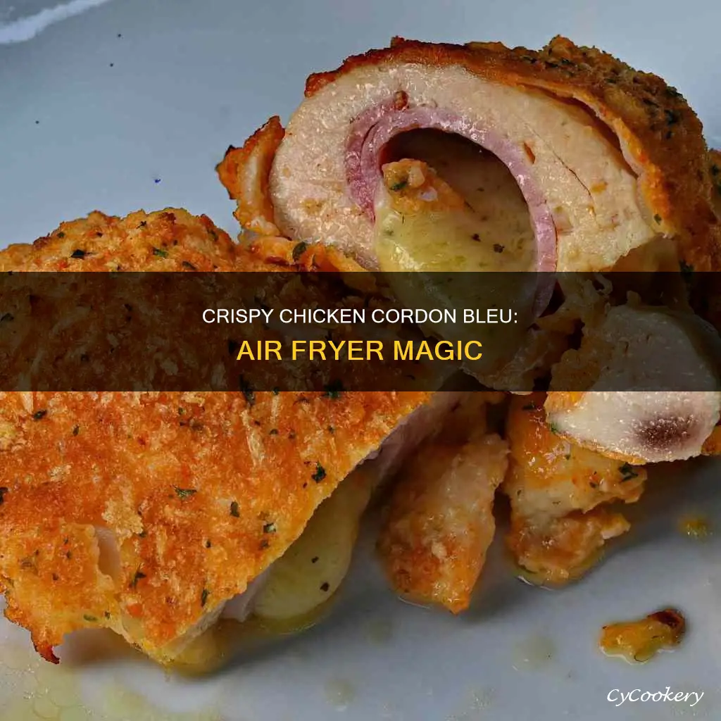 how to cook frozen chicken cordon bleu in air fryer