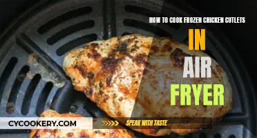 Air Fryer Frozen Chicken Cutlets: Quick and Easy!