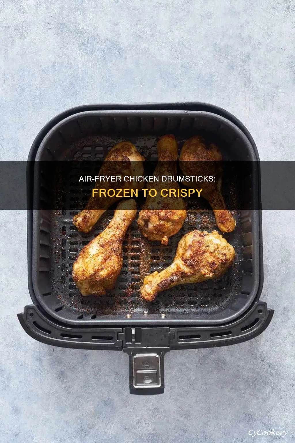 how to cook frozen chicken drumsticks in air fryer
