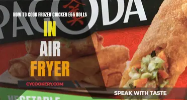 Air Fryer Frozen Chicken Egg Rolls: Quick, Easy, Crispy!