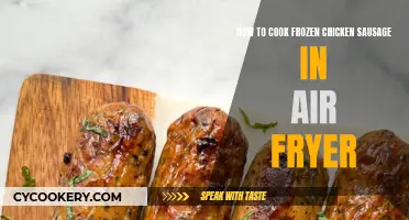 Air Fryer Frozen Chicken Sausage: Quick, Easy, Delicious