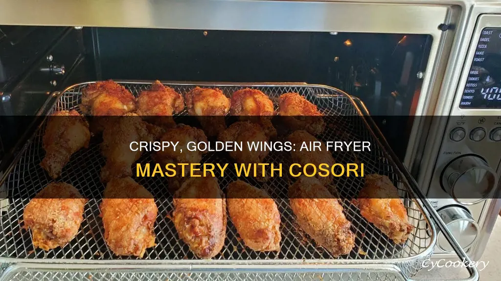 how to cook frozen chicken wings in cosori air fryer