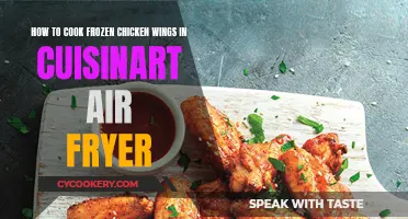 Crispy Frozen Wings: Cuisinart Air Fryer Method