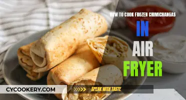 Crispy, Quick-Cooked: Air Fryer Frozen Chimichangas