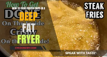 Crispy, Golden Frozen Chips: Deep Fryer Mastery