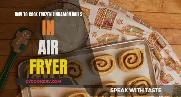 Air-Fryer Cinnamon Rolls: Frozen to Freshly Baked
