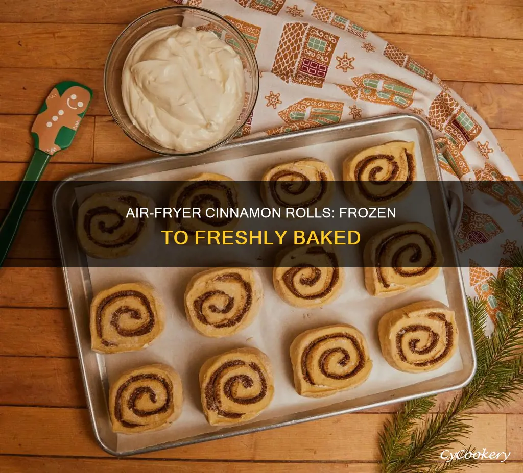 how to cook frozen cinnamon rolls in air fryer