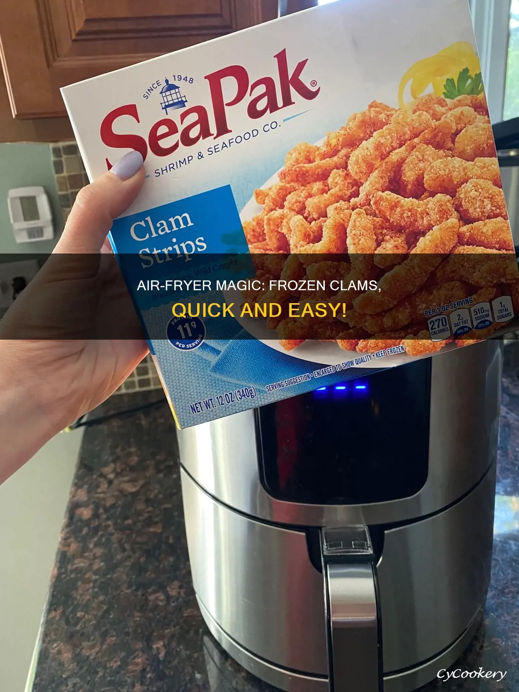 how to cook frozen clams in air fryer