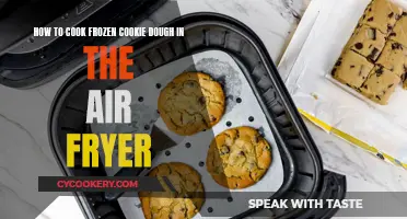 Air Fryer Cookie Dough: Frozen to Freshly Baked