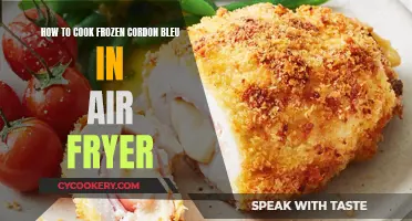 Crispy, Cheesy Frozen cordon bleu: Air Fryer Magic!