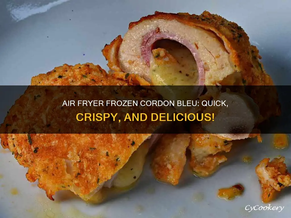 how to cook frozen cordon bleu in air fryer