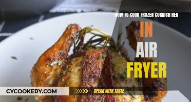 Air-Fryer Cornish Hen: Frozen to Fork-Ready