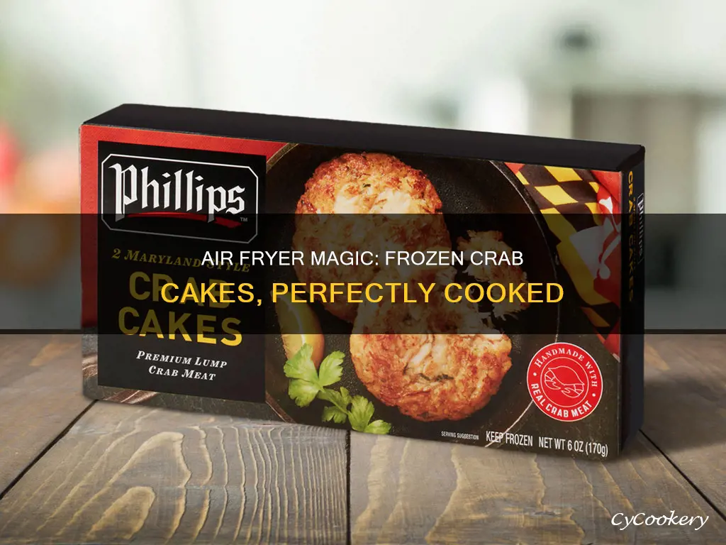how to cook frozen crab cake in air fryer