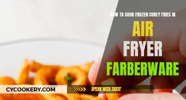 Crispy Curly Fries: Air Fryer Magic with Farberware