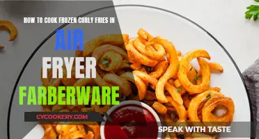 Air Fryer Farberware: Cooking Frozen Curly Fries