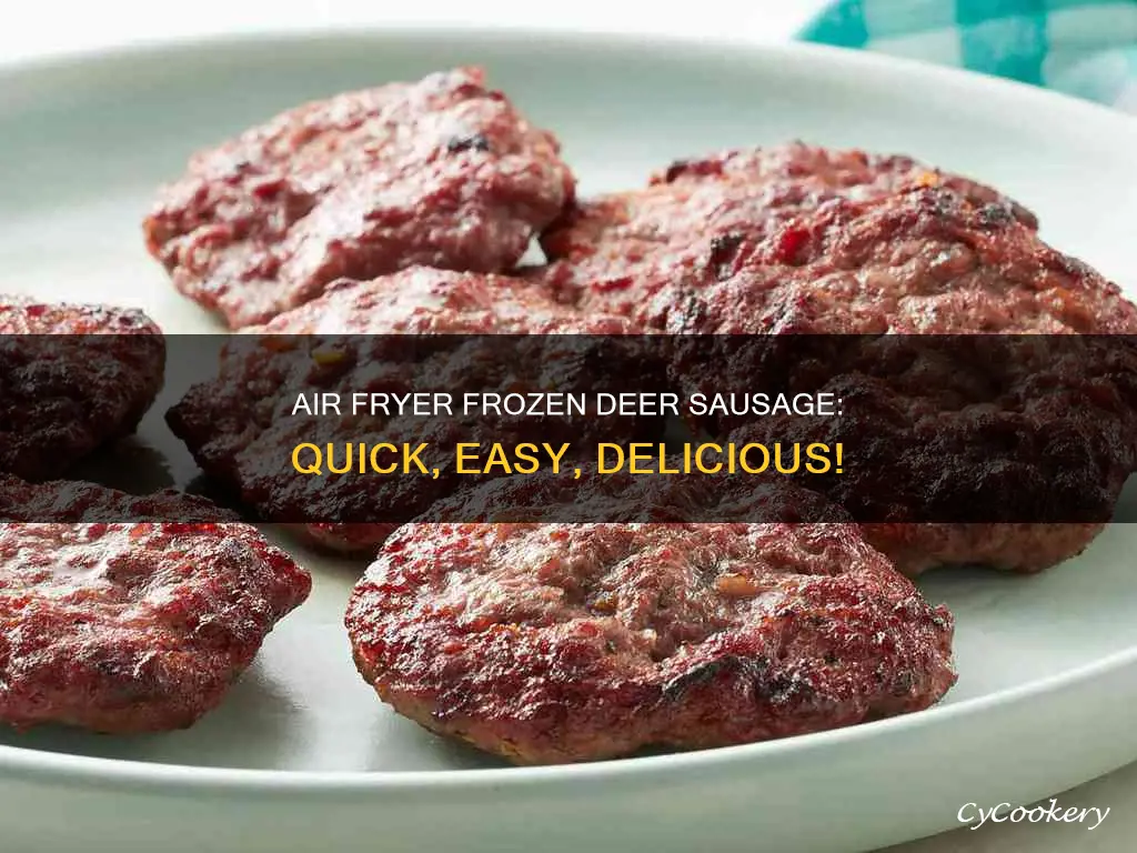 how to cook frozen deer sausage in air fryer